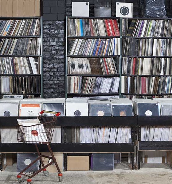 Box Sets Gift Guide header image - photo of inside a record store