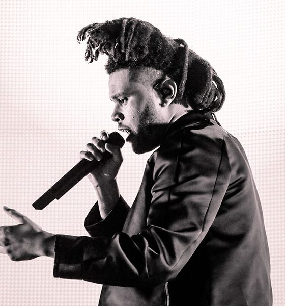The Weeknd, singer of Can't Feel My Face, in 2015