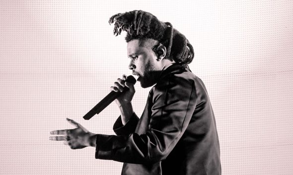 The Weeknd, singer of Can't Feel My Face, in 2015