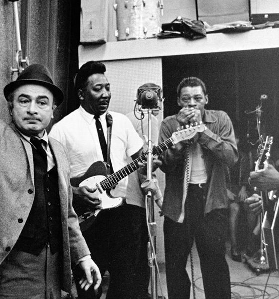 Chess Records co-founder Phil Chess, Muddy Waters, Little Walter, and Bo Diddley