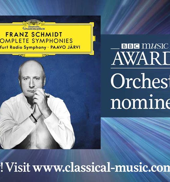 Paavo Jarvi Frank Schmidt Symphonies cover - BBC Music Magazine Awards