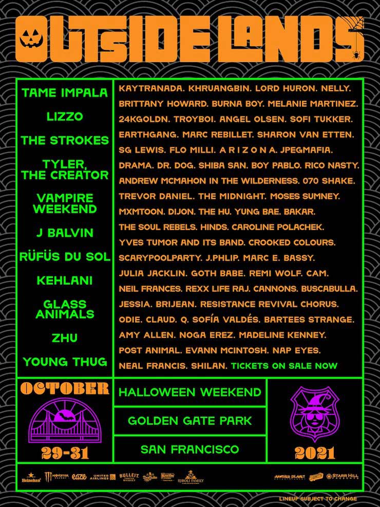 2021-Outside-Lands-Line-up