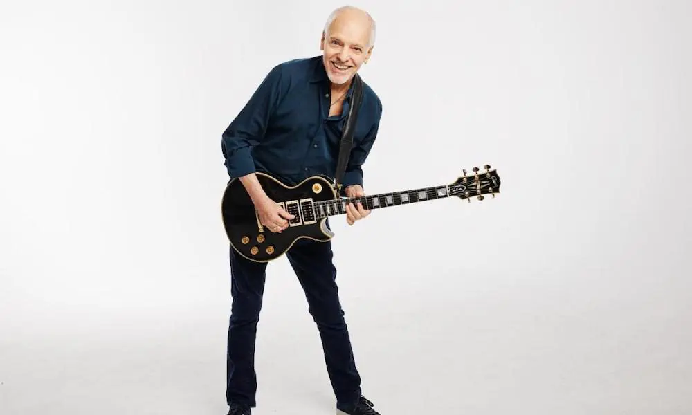 Peter Frampton with his “Phenix” Gibson Les Paul Custom