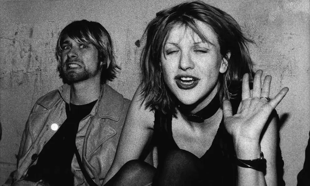 Kurt Cobain and Courtney Love