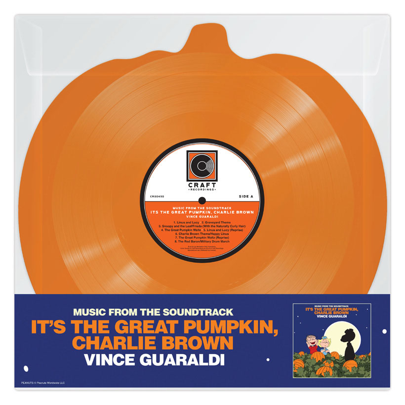 It's The Great Pumpkin, Charlie Brown' OST Set On Pumpkin-Shaped Vinyl