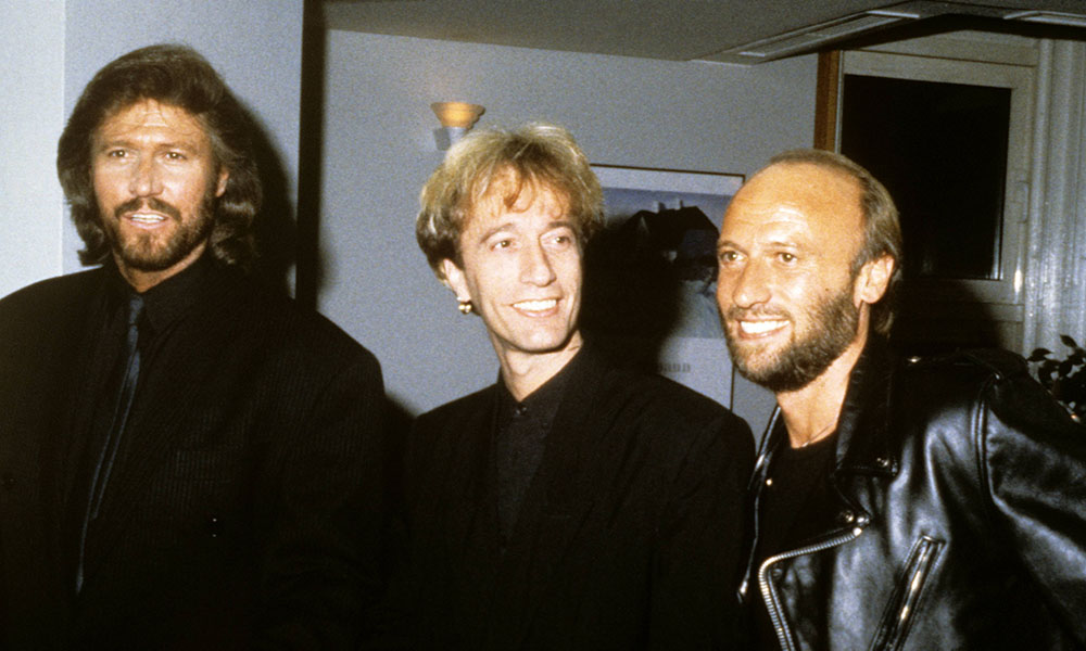 The Bee Gees, artists behind You Win Again, in the late 80s