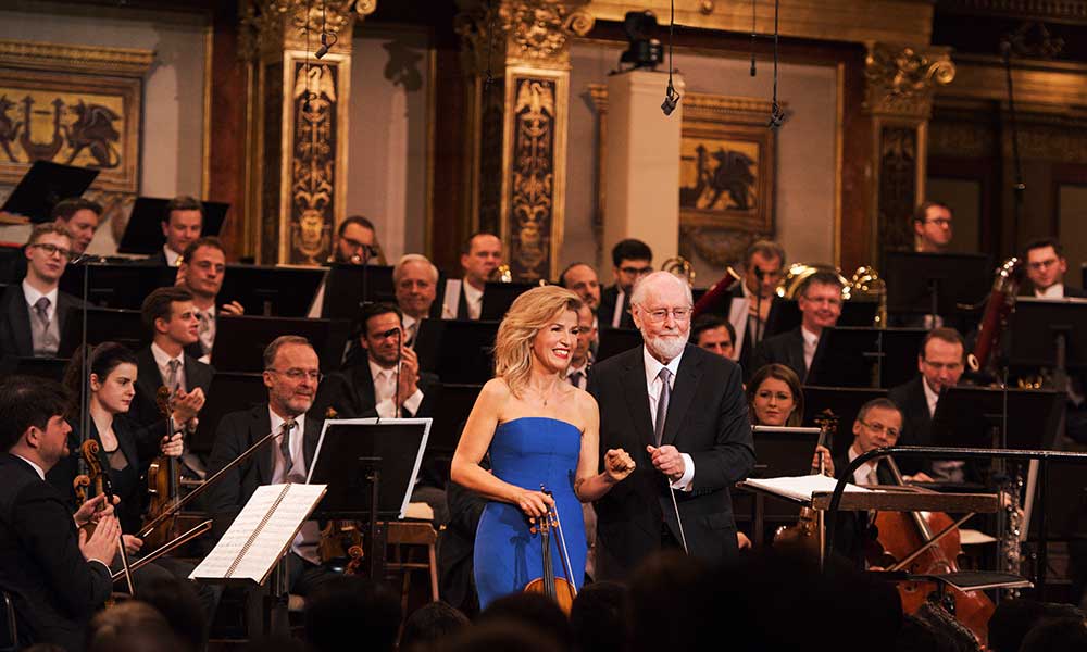 John Williams and Anne-Sophie Mutter photo