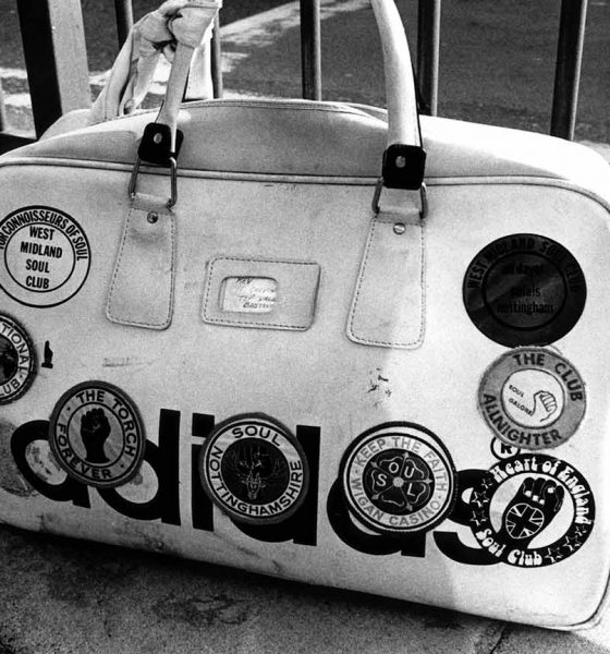 Northern soul bag with patches