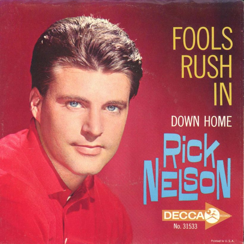 Rick Nelson 'Fools Rush In' artwork - Courtesy: Michael Ochs Archives/Getty Images