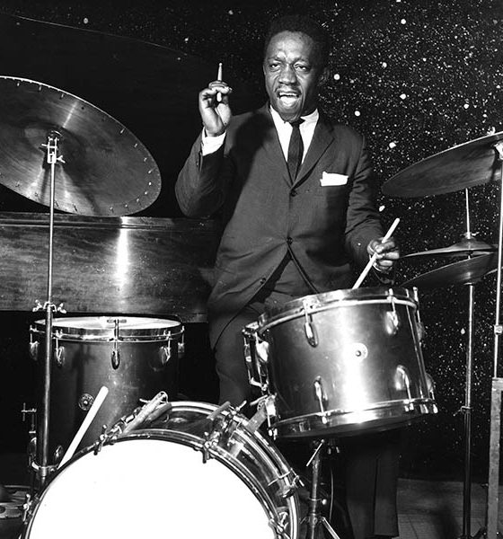 Art Blakey performing