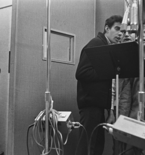 Jay Black (far left) records with Jay & the Americans, circa 1965. Photo: Don Paulsen/Michael Ochs Archives/Getty Images