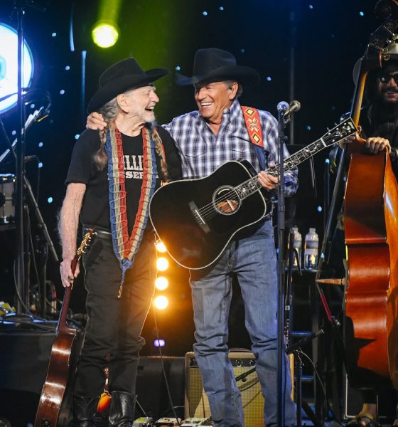 Willie Nelson & George Strait photo: Jason Kempin/Getty Images for A+E Networks
