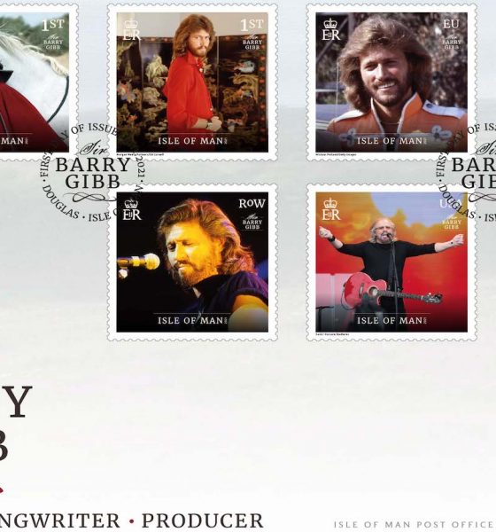 Barry Gibb stamps: Isle Of Man Post Office