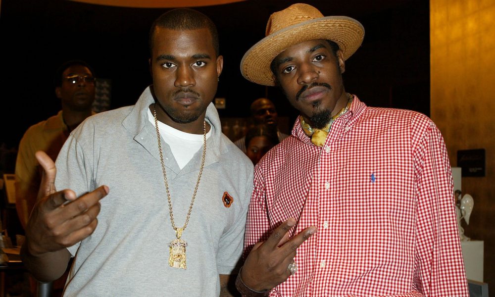 Kanye West and André 3000, circa 2004 - Photo: Frazer Harrison/Getty Images