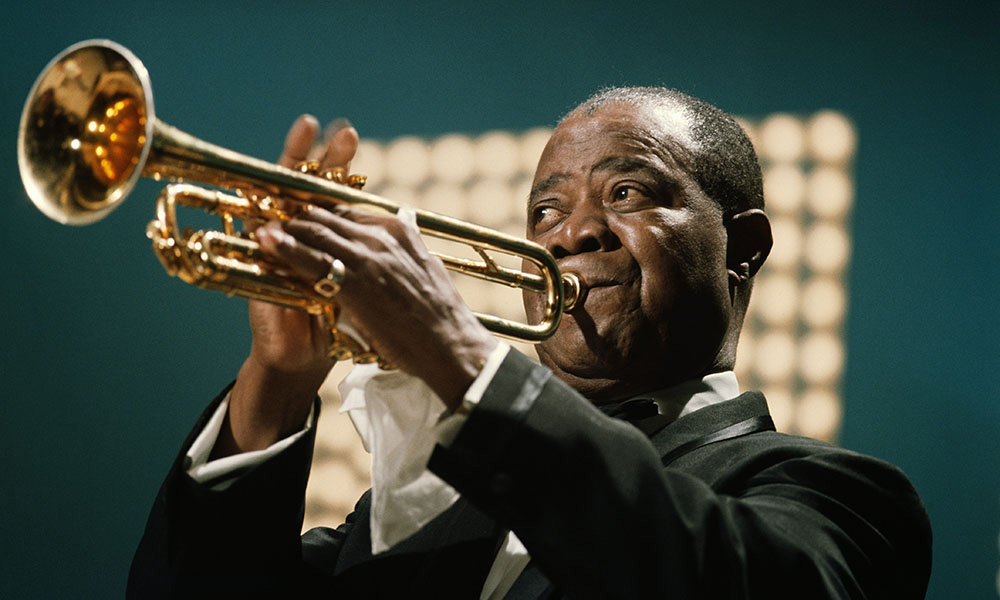 NEW Famous Person Trumpet Music POSTER Two Kinds of Music Louis Armstrong 