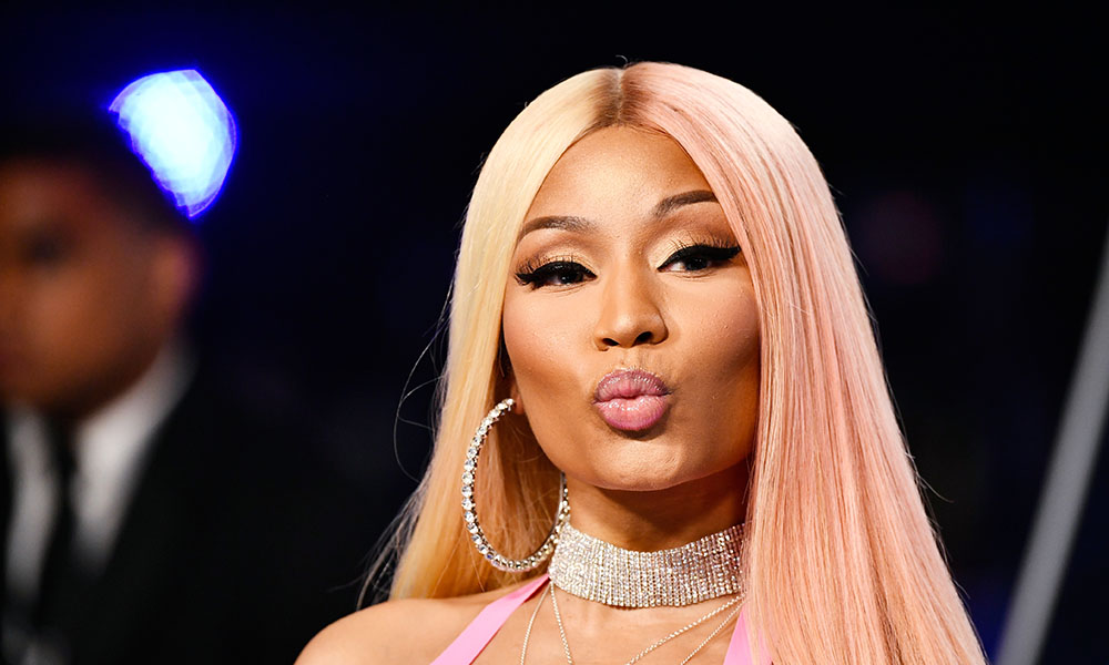 Nicki Minaj gift guide header image, Nicki at the 2017 MTV VMAs
