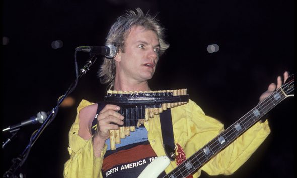 Sting, frontman of the band behind the best album of 1983