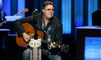 Vince Gill performs at the Grand Ole Opry's 5000th show on October 30, 2021 in Nashville. Photo: Terry Wyatt/Getty Images