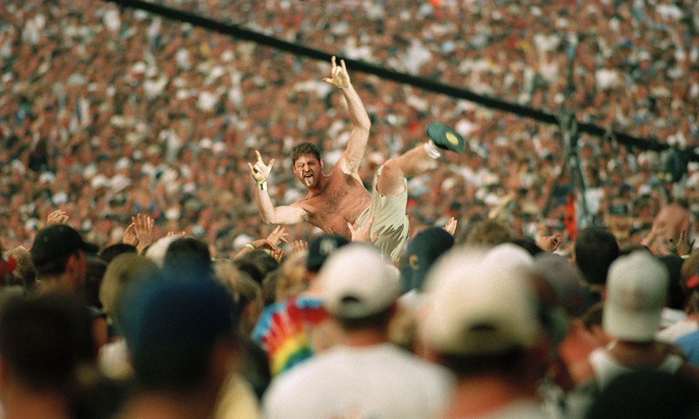 Picture of Woodstock 99, a festival of 90s music and songs