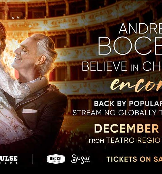 Andrea Bocelli Believe In Christmas Encore poster