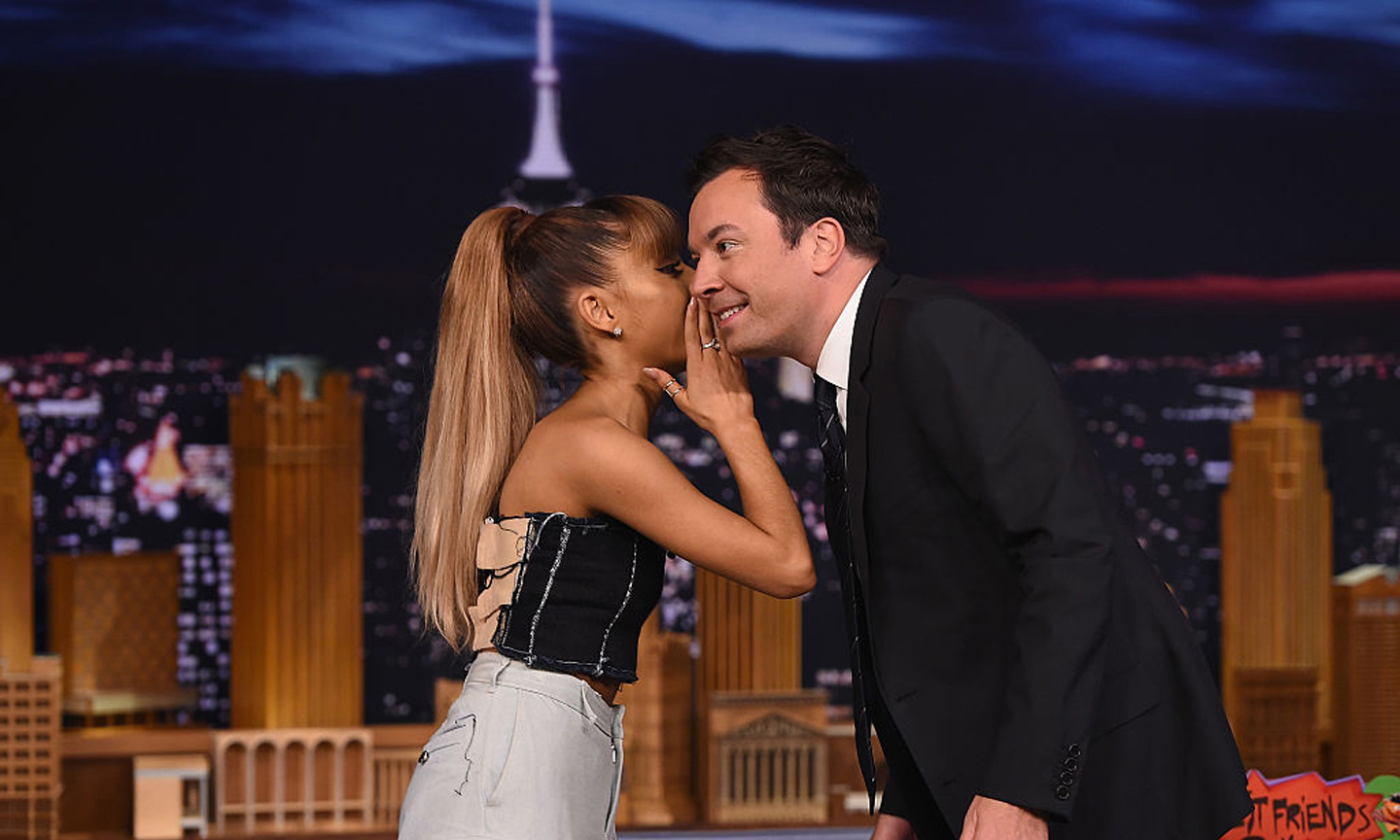 Jimmy Fallon & Ariana Grande Video For It Was A Masked Christmas