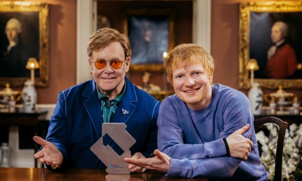 Elton John & Ed Sheeran photo: Official Charts Company