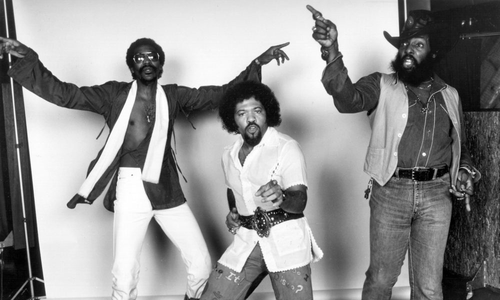 Calvin Simon, Fuzzy Haskins, and Grady Thomas of Parliament-Funkadelic, 1977 - Photo: Michael Ochs Archives/Getty Images