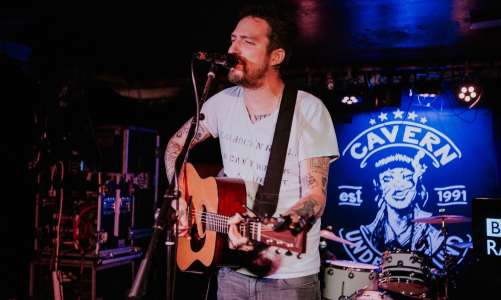 Frank Turner performs at the Cavern in Exeter. Photo: Martha Fitzpatrick/Redferns