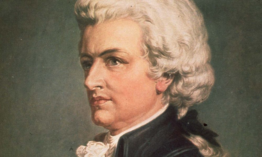Illustration of Mozart