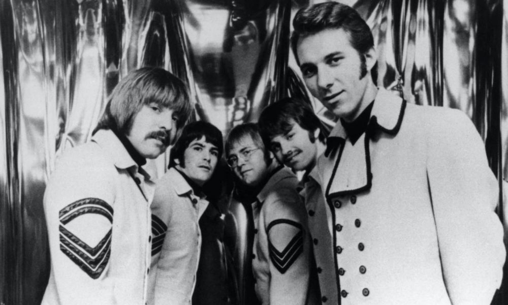 Kerry Chater (second right) with Gary Puckett and the Union Gap. Photo: GAB Archive/Redferns