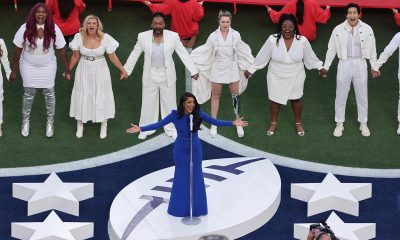 Mickey Guyton at Super Bowl LVI - Photo by Gregory Shamus/Getty Images