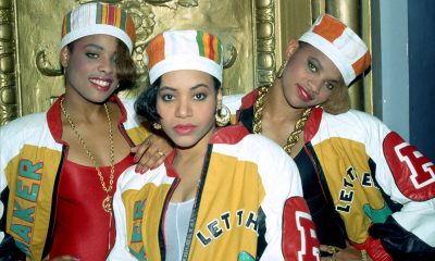 Salt-N-Pepa and their DJ Spinderella in 1988 - Photo by Michael Ochs Archives/Getty Images