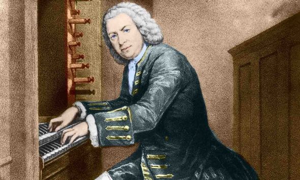 Johann Sebastian Bach At The Organ