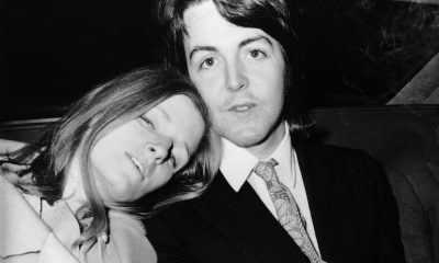 Paul and Linda McCartney leave Marylebone Registry Office in London after their civil wedding ceremony on March 12, 1969. Photo: Terry Disney/Daily Express/Getty Images