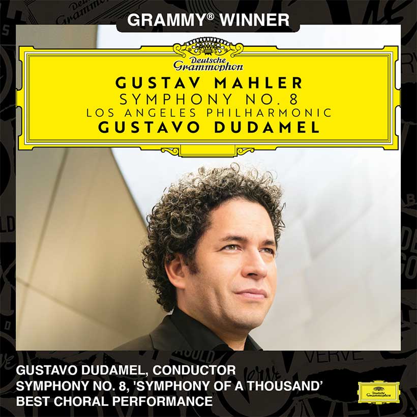 Gustavo Dudamel LA Phil Mahle Symphony No 8 Grammy Award Winner album cover