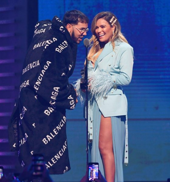 Karol G, Anuel AA – Photo: Photo by Jason Koerner/Getty Images