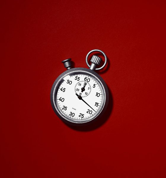 Stock photo of clock for songs about time feature