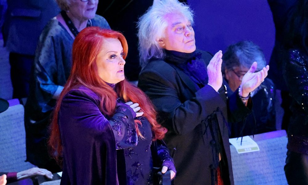 Wynonna Judd with Marty Stuart at the Country Music Hall of Fame, May 1, 2022. Photo: Terry Wyatt/Getty Images for Country Music Hall of Fame and Museum