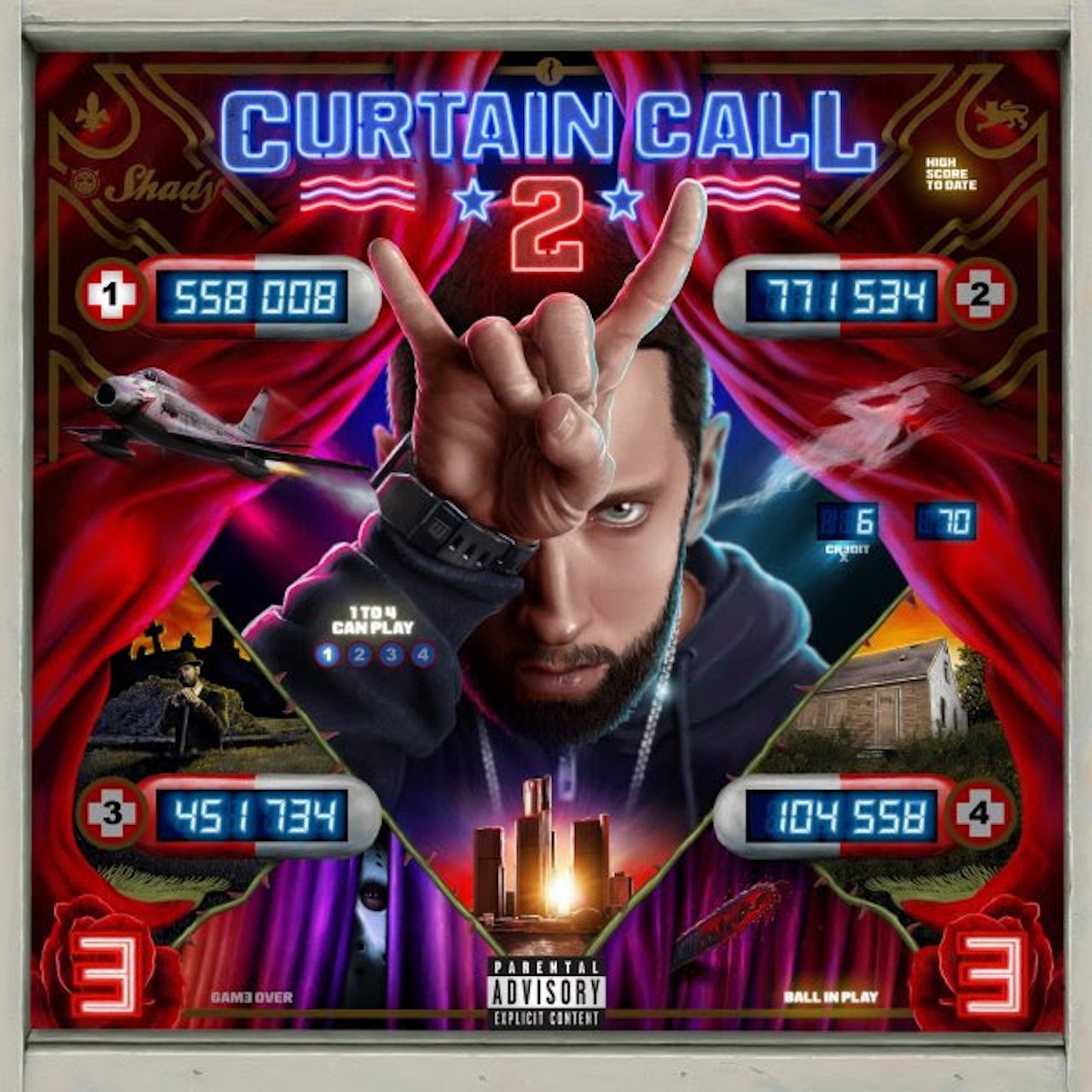 Eminem curtain call 2 album artwork Image: udiscovermusic.com