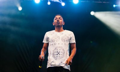 Kendrick Lamar performing live in 2013