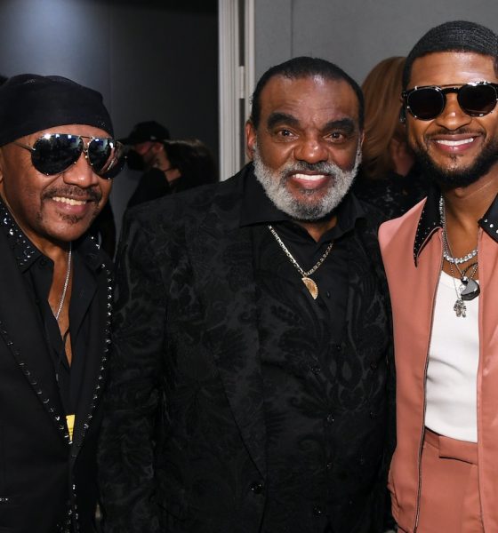 Ernie Isley, Ron Isley and Usher at the Songwriters Hall of Fame 51st Annual Induction and Awards Gala on June 16, 2022 in New York. Photo: L. Busacca/Getty Images for Songwriters Hall of Fame
