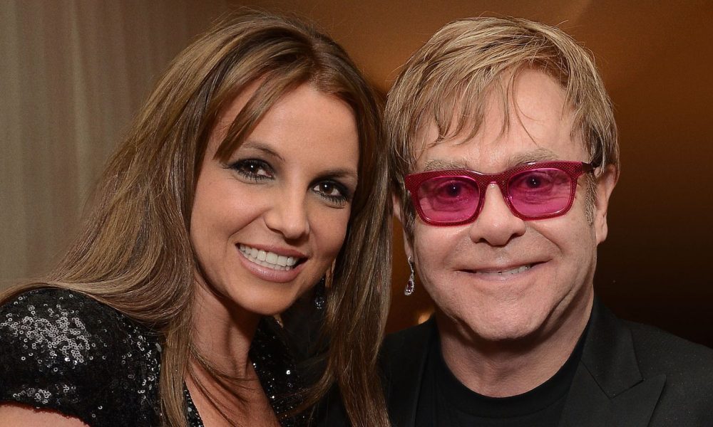 Britney Spears and Elton John – Photo: MichaeKovac/Getty Images for EJAF (Courtesy of Dawbell PR)