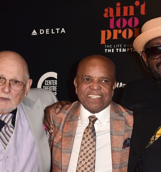 Shelly Berger, Berry Gordy and Otis Williams at the opening night of 'Ain't Too Proud' at the Ahmanson Theater, Los Angeles, in 2018. Photo: Alberto E. Rodriguez/Getty Images
