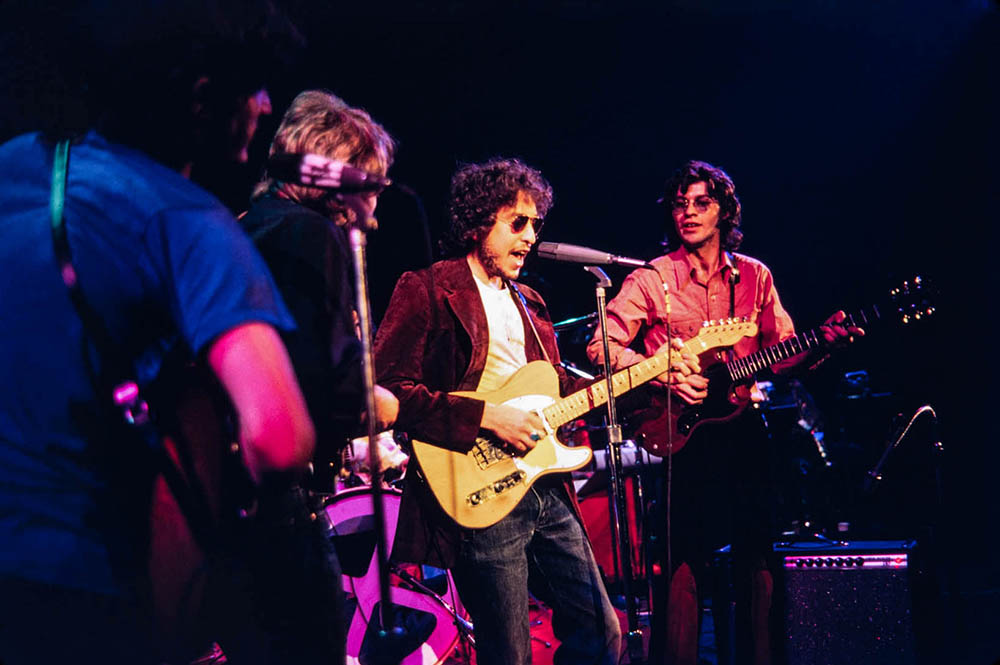 The Band and Bob Dylan, photographed by Ernst Haas, courtesy of Iconoclast