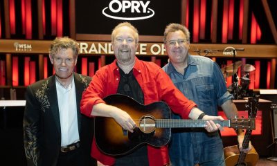 Randy Travis, Don Schlitz, Vince Gill - Photo: Courtesy of Grand Ole Opry
