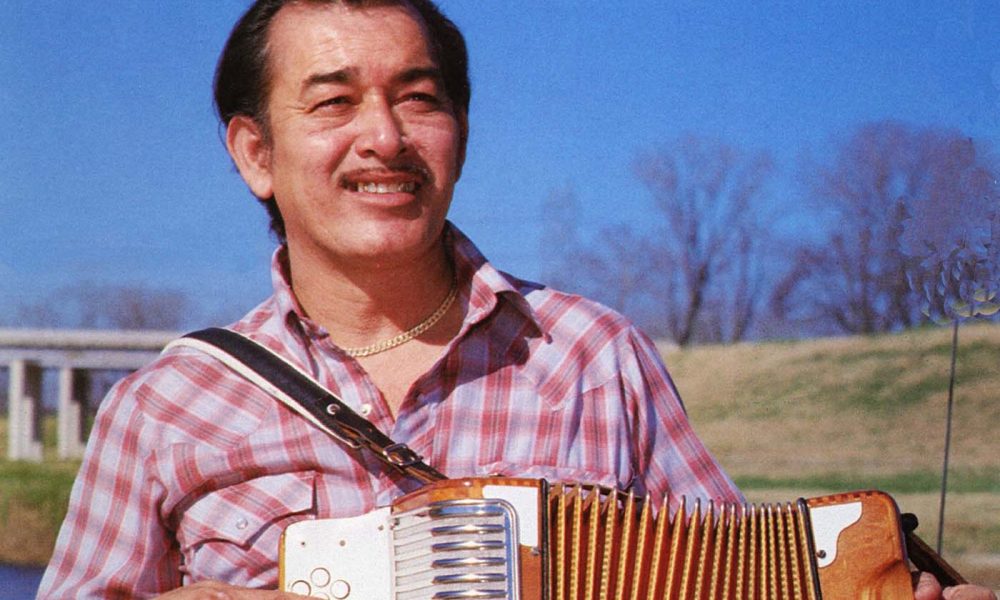 Flaco Jimenez, Tejano musician, with accordion