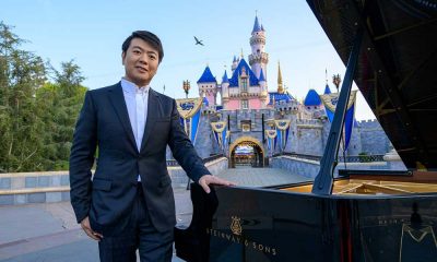 Lang Lang in front of Sleeping Beauty Castle, Disneyland