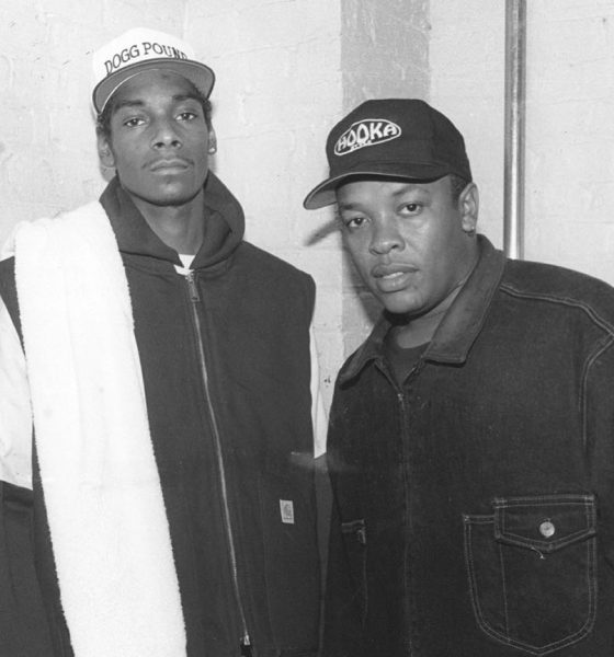 Snoop Dogg and Dr. Dre, team behind the 1992 song "Nothing But a G Thang"