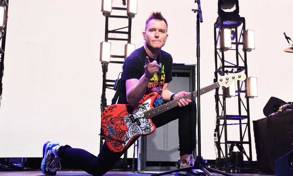 Mark Hoppus-182 dei Blin k-182 Foto di Kevin Mazur/Getty Images per IheartMedia