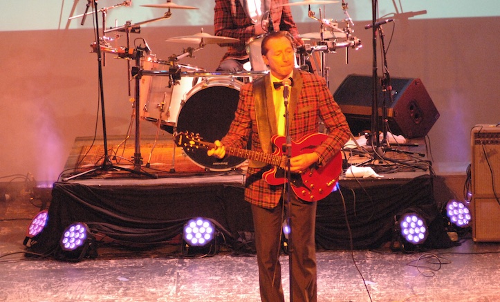 Bill Haley Jr on stage. Photo: Bill Haley Jr Archive